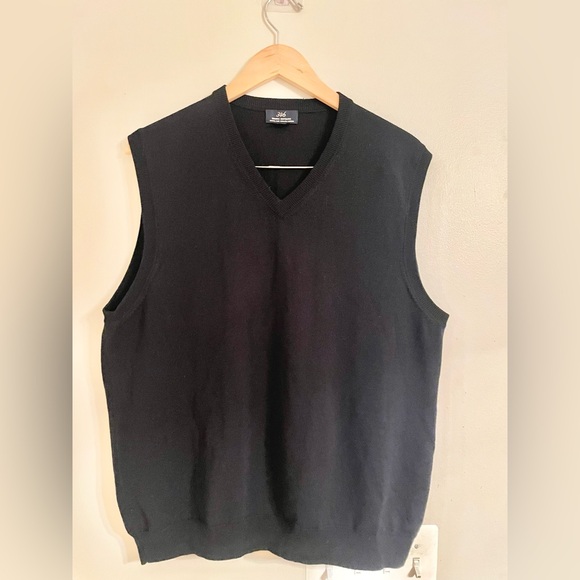 Brooks Brothers 346 Extra Fine Italian Merino Wool Sweater Vest Men’s Large EUC - Picture 1 of 8